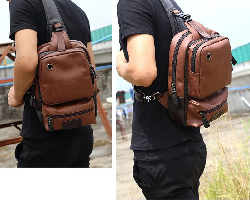 respirável couro do plutônio crossbody sacos para