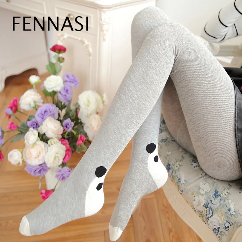 

FENNASI Women's Stockings Tights Warm Cotton Animal Cute Pantyhose With Print Warm Winter Pantyhose Plus Size Compression Tights