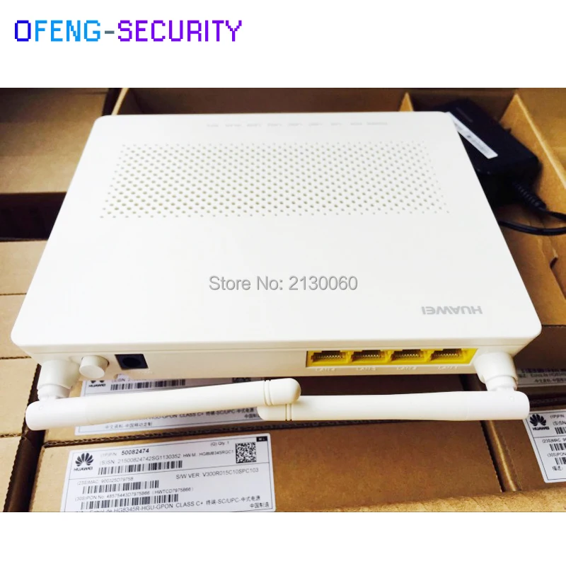 

10pcs/lot Huawei Echolife HG8345R wireless GPON Terminal ONU 4*lan, external wifi, english version, 100% Original New