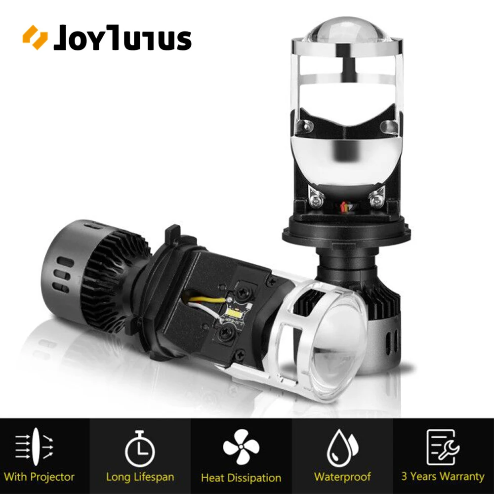 

H4 LED Mini Projector Lens Car Headlight Automobile Bulb 6500K 3000K 8000K 20000LM Hi/Lo Beam 12V 24V RHD LHD Canbus