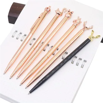 

20 pcs New Creative Classic Metal ballpoint pen Advertising Gift Business Nib thickness1mm For School Students Office stationery