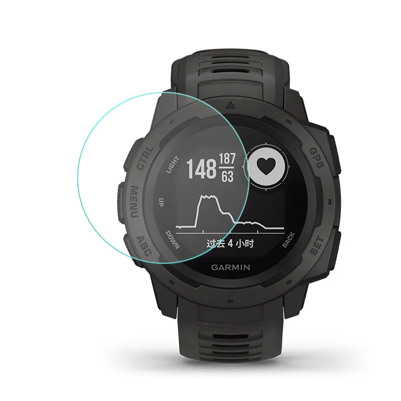 Закаленное стекло протектор экрана для Garmin Instinct gps Smartwatch защита экрана 0,3 мм 2.5D 9 H прозрачная пленка