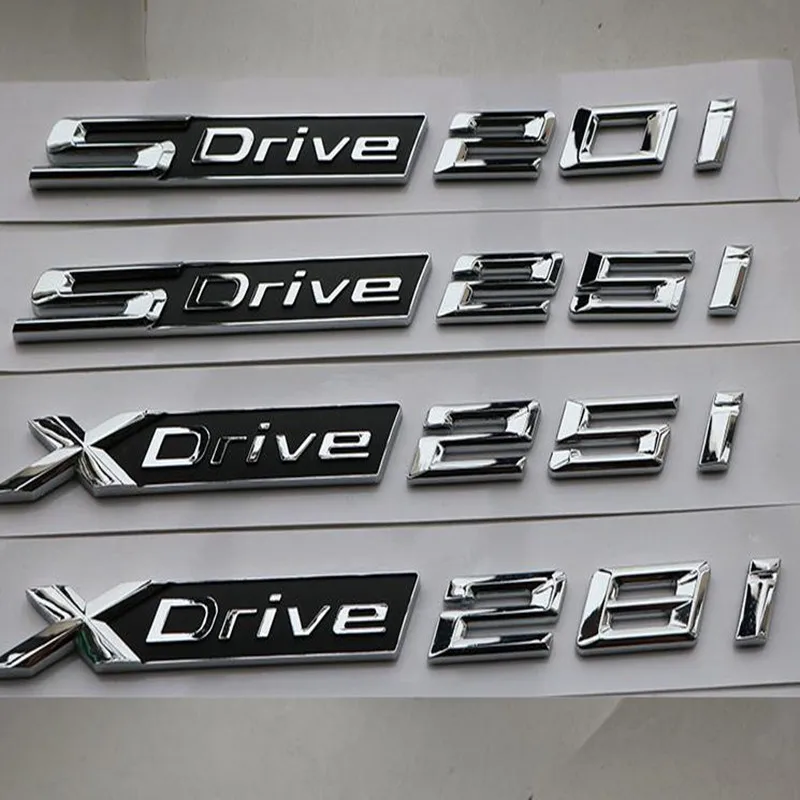 Автомобильный Стайлинг 3D ABS Sdrive Xdrive 20d 25d 28d 30d 35d 40d 45d 48d 50d значок эмблема наклейка