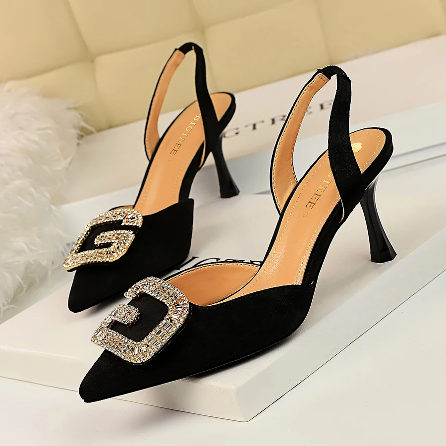 

plardin High Heels Shoes Woman Silver Wedding Shoes Birde Rhinestones High Heels pumps Women Shoes Sandals ladies Shoes