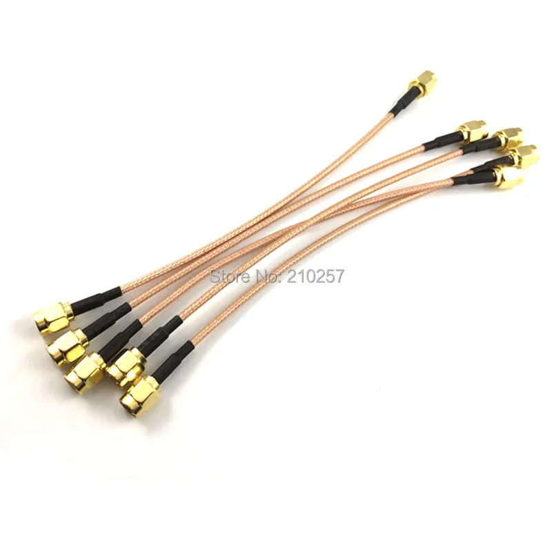 1pcs RF Sma 안테나 WiFi 피그테일 케이블 SMA 커넥터 남성-남성 RG316 15cm
