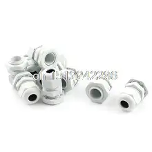 Нейлон Водонепроницаемый зажим для шнура, размеры: 4-8 мм диаметр кабельные вводы разъем PG9 10 шт