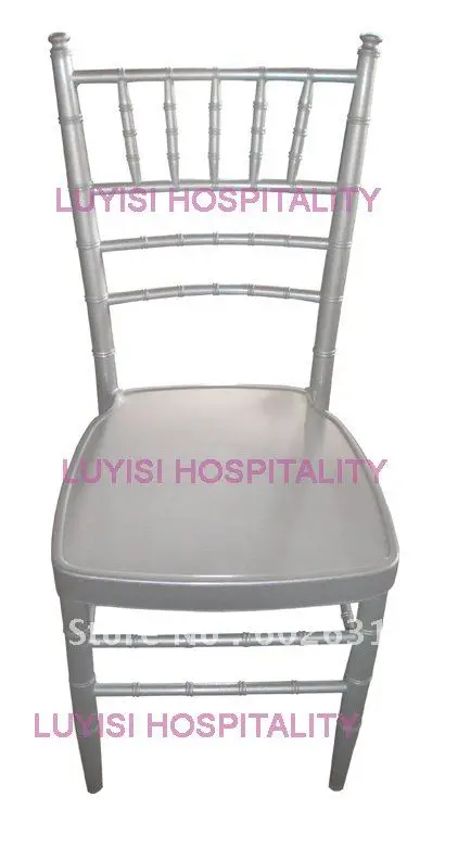 Горячая stronge Серебряный стул алюминиевый Кьявари для ресторана отеля свадьбы