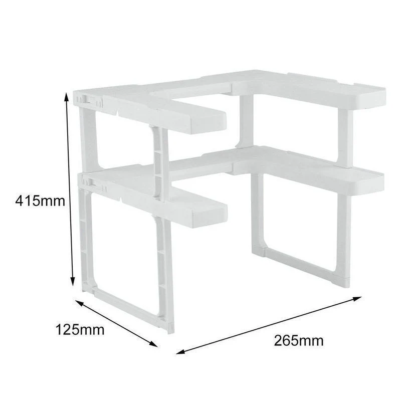 Регулируемый Кухонный пластиковый стеллаж для ванной комнаты, Штабелируемый органайзер для хранения бутылок, кухонные стеллажи, стойка для банок, полка, аксессуар