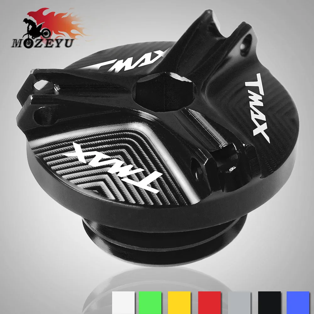 Для YAMAHA TMAX530/500 2008 2016 2017 T MAX 500 530 SX DX 2018 CNC Крышка Масляного болта винта|Накладки и