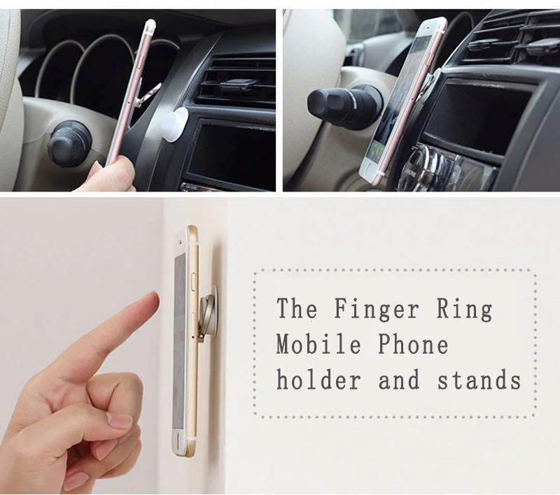 Mount Holder Auto Mobile Support Holder Stand ring Transparent holder for phone for phone support Desk Cell Phone Accessories