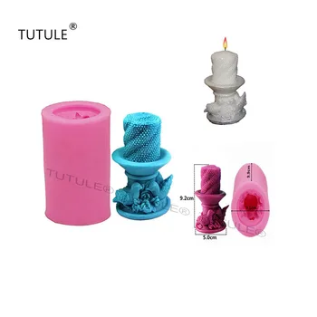 

Hot Sale New Cake Decorating Tools Diy Peace For Pigeons Mold Birthday Candles 3 D Candle Wedding Decoration Pearl Mould