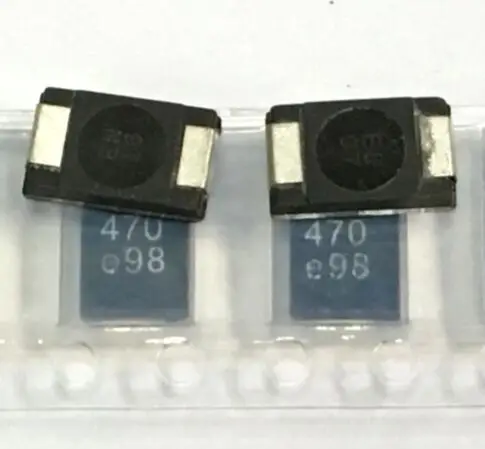 SMD танталовые полимерные конденсаторы 2R5TPE470M9 2,5 V 470 мкФ 50 шт|polymer fiber|capacitor ledpolymer li ion batteries | АлиЭкспресс