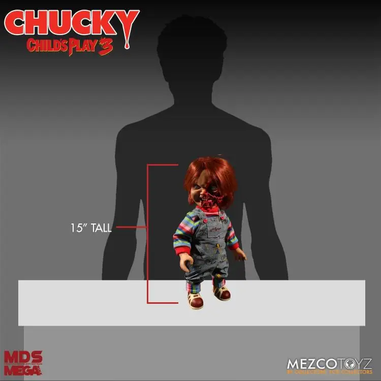 Mezco Toyz 78020 15 дюймов Chucky Rotten Face версия с голосовой коллекцией фигурка для фанатов подарок на праздник