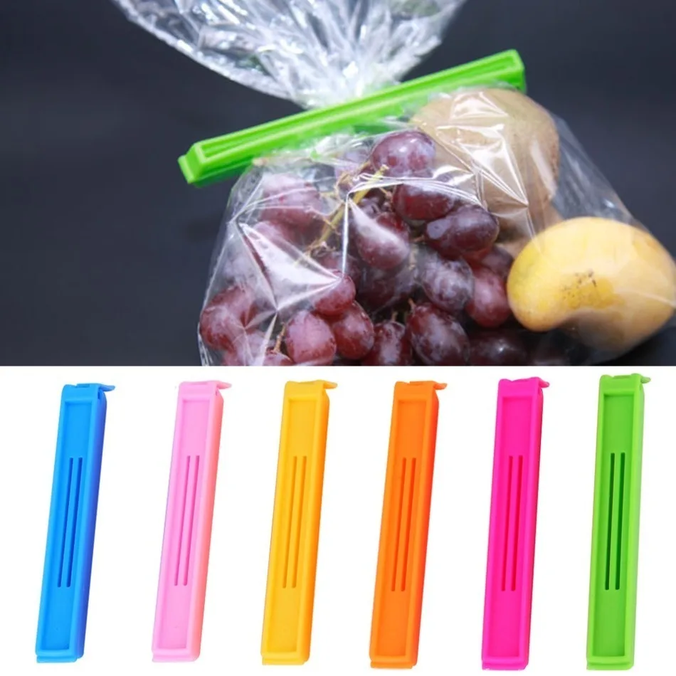 5pcs/lot Bag Clips Food Fresh Keeping Plastic Food Close Clip Home