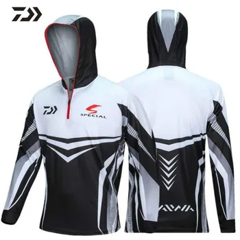 

2020 New Fishing Jacket Sports Outdoor Speed Dry Sun Fishing Clothes Breathable Perspiration Anti-mosquito Slim Fishing Clothing