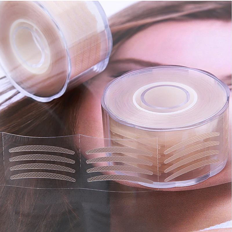 

600pcs Thin Stripe Makeup Eyeliner Double Eyelid Tape Stickers for Making The Eyes Bigger with Eye Shadow SJ-10007