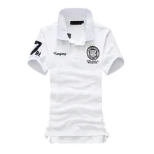 Высококачественные топы и футболки, мужские рубашки поло, деловые мужские бренды рубашек-поло, 3D вышивка, отложной воротник, мужская рубашка Поло