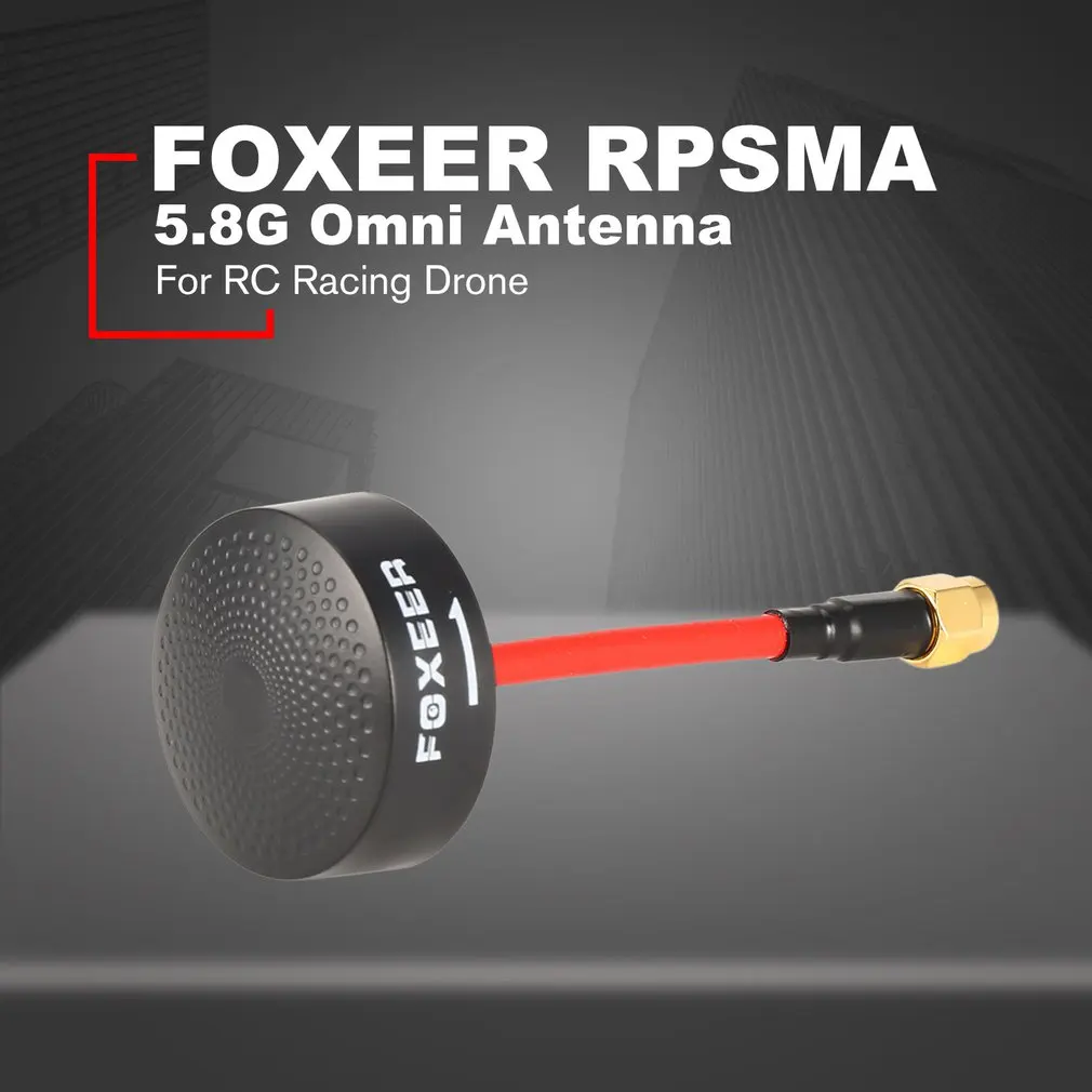 FOXEER RPSMA 5,8G 3dBi TX/RX RHCP длинный тип круговой поляризационный Omni антенна для FPV Дрон Fatshark Goggle очки