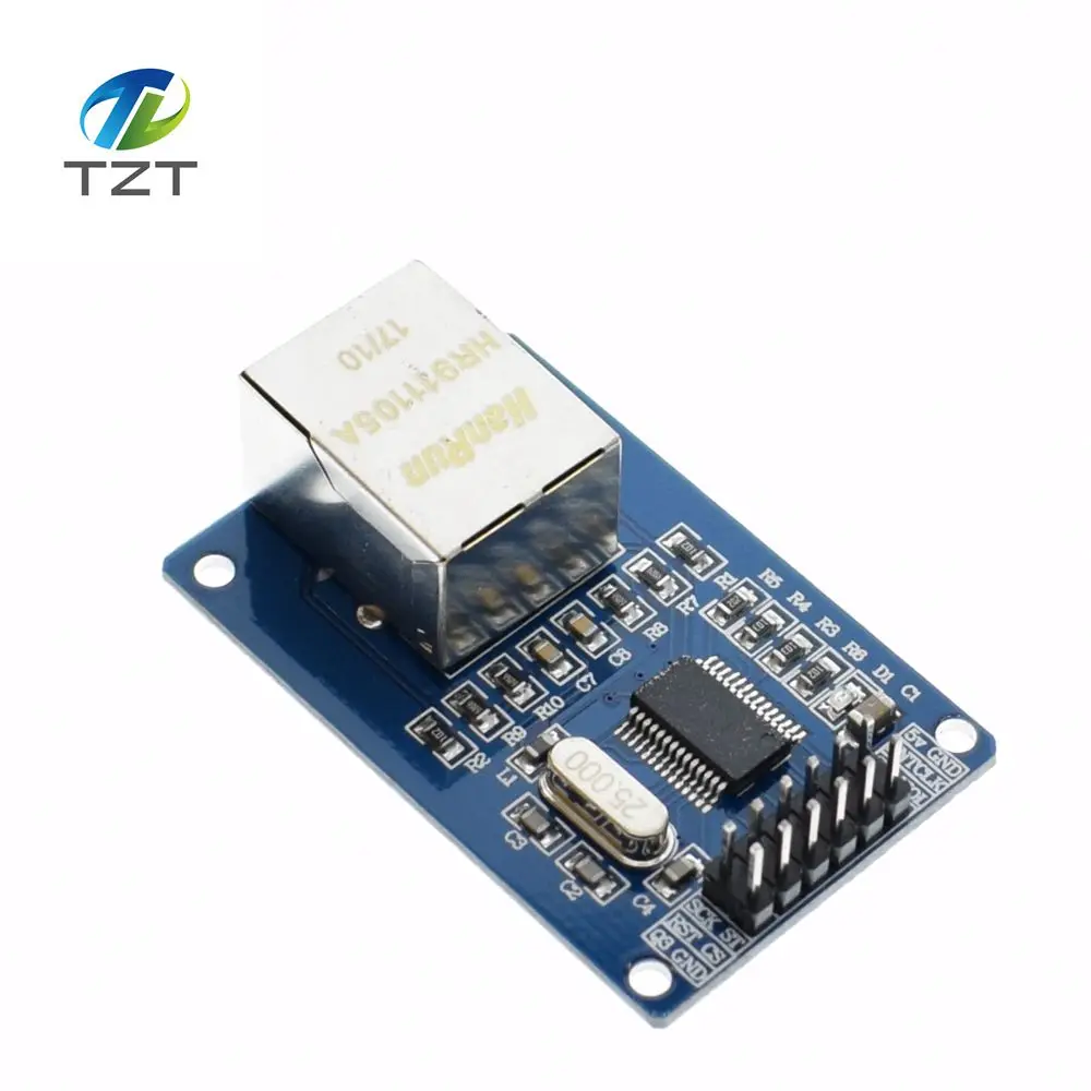 5 шт./лот ENC28J60 LAN Ethernet сетевой модуль 25 МГц Crystal AVR 51 LPC STM32 3 V|avr module|module boardavr ethernet |