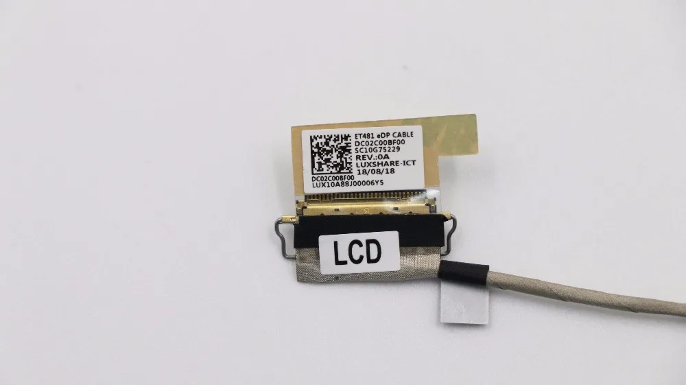 Новый оригинальный кабель lcd FHD для thinkpad T480S 01YN993 01EN999|Компьютерные кабели и