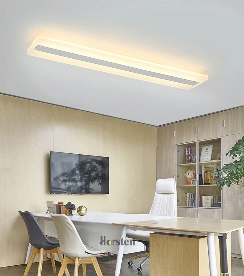 Modern Rectangular LED Ceiling Lights Lamp For Hallway Corridor Living Room Bedroom 3 Color Changeable Home Lighting (5)