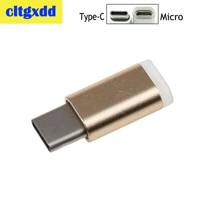 Cltgxdd 2 шт Micro USB 2,0 разъем для type-C Мужской конвертер данных Высокоскоростной адаптер Android Зарядка для сотового телефона