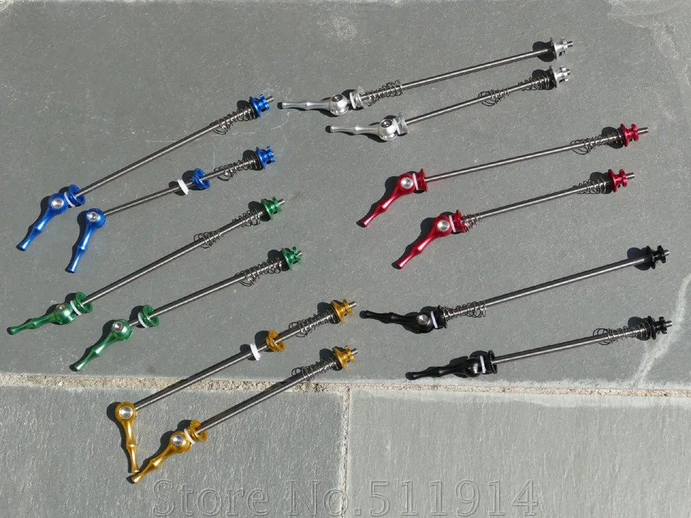 

2048' QR-1 ( Titanium ) Bike Titanium Quick Release Skewer For MTB / Road Wheel Titanium Lightest Quick-Release