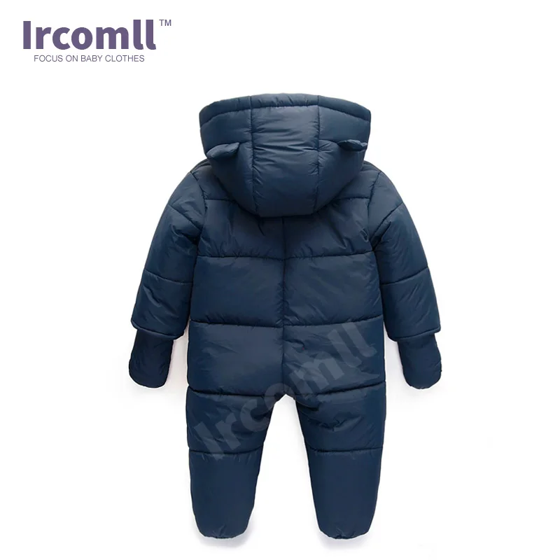 Koop Lrcoml Houden Dikke warme Baby baby rompertjes Winter kleding Pasgeboren Baby Jongen Meisje Romper Jumpsuit Hooded Kid Bovenkleding Voor 0 24M