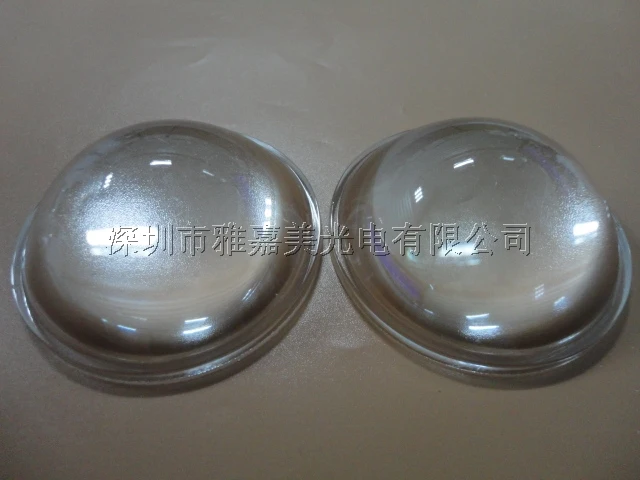 

Auto lamp glass lens 50MM High 17.2MM LED optical lens, power LED Convex lens