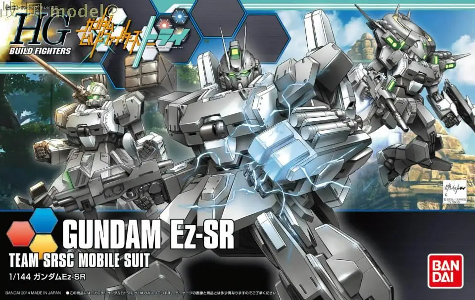 

1 PCS Bandai HG Build Fighters HGBF 1/144 021 ZC-sr Ez-SR ez8 Mobile Suit Assembly Model Kits action figure gunpla juguetes