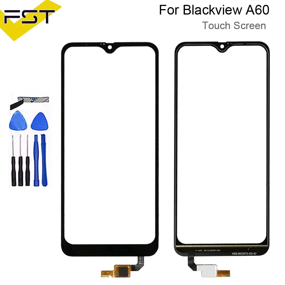

6.1'' Black For Blackview A60 Touch Panel Touch Screen Digitizer Sensor Replacement For Blackview A60 Touch Glass Lens+Tools