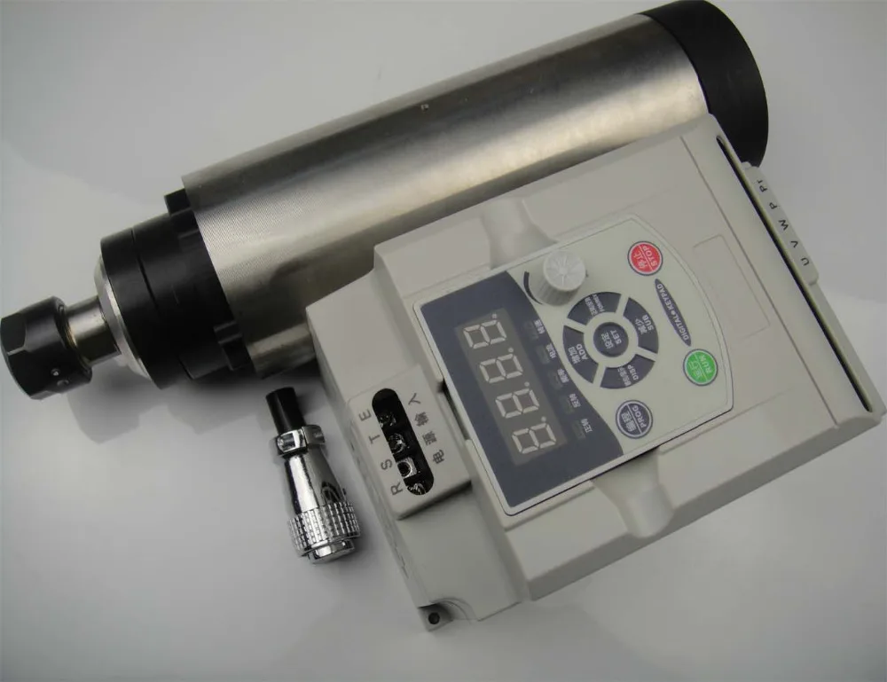 

ER 20 2.2KW air cooled spindle motor 7005*7002 bearing+2.2KW VFD inverter