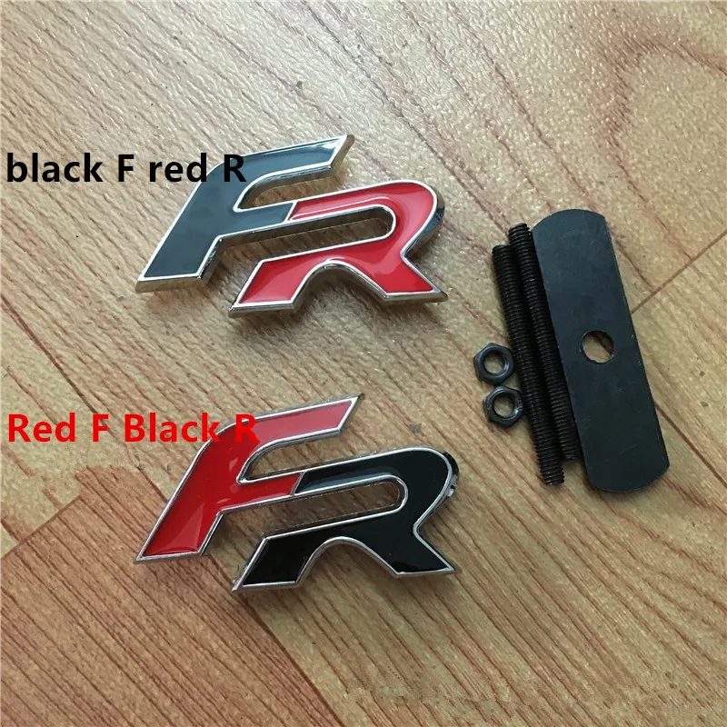 SEAT FR GRILL GRILLE FRONT 3D METAL BADGE LEON IBIZA ALTEA CUPRA R EMBLEM BADGE