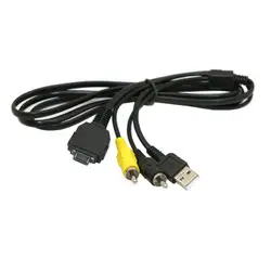 USB и AV tvout кабель vmc-md1 для Sony Камера dsc-w150 W170 w200 w300 N1 N2-W70 W80 w80hdpr T70 t100 t200 t300 H7 w130 W150
