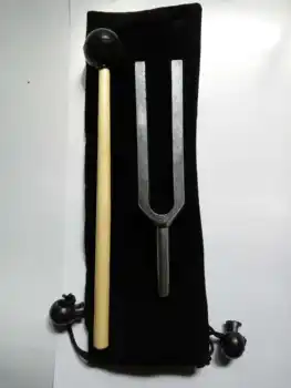 

large A tune 440HZ fixed tuning fork music tuning fork with bag hammer
