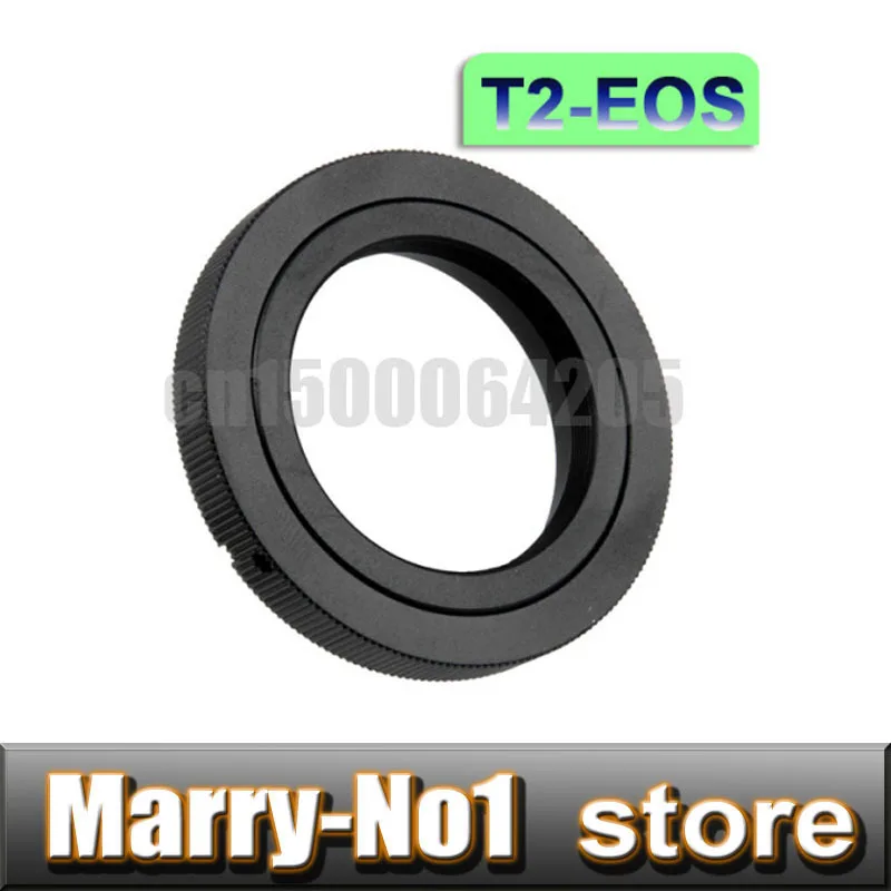 Attacco T2 T Per Adattatore Obiettivo Ef T2-Ef Per Fotocamera Canon 5D 7D 50D 60D 550D 500D 600D Dslr