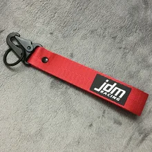 Красный JDM Гоночный брелок метки JDM брелок для ключей авто брелок для автомобиля Дрифт ключ держатель для телефона быстросъемный Дрифт автолюбитель