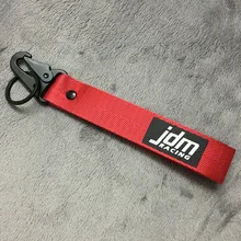 Jdm vermelho corrida chaveiro tag jdm chaveiros chaveiro do carro auto carro chaveiro deriva chave titular do telefone liberação rápida deriva entusiasta do carro