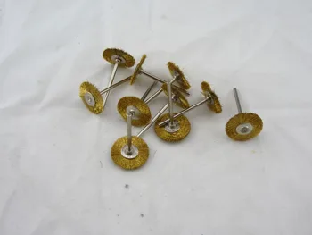 

free shipping 100pcs GH103 brass wire brush jewelry making brush,dental polishing rotary brush,jewelry engraving wire brushes