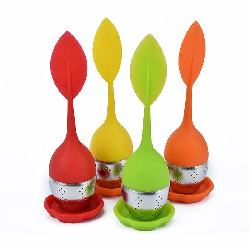 

Coffee Tea Filter Long Handle Reusable Mesh Tea Infuser Silica Gel Tea Strainer Teapot Tea Leaf Spice Filter Kitchen Accessories