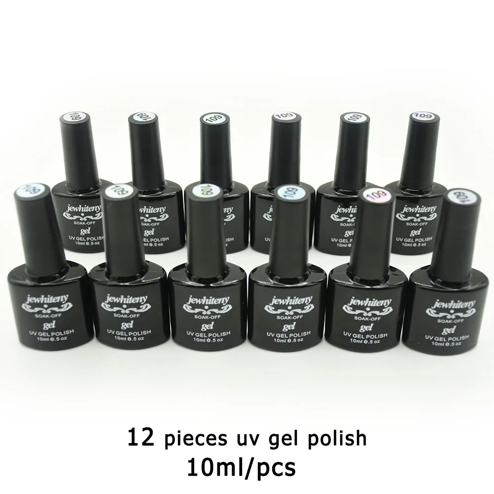 

10ml nail polish Soak Off uv led gel varnishes set uv gel 120 colors base gel top coat Solid Nail Art tools Lacquer