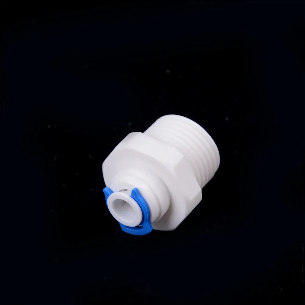 

Quick Connect 1PCS 1/2'' Thread Male to 1/4'' Push-in Fit Tube RO Water Quick Connect