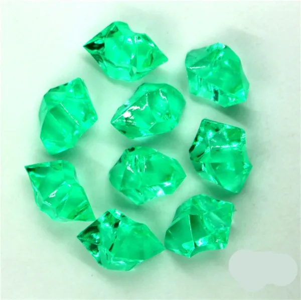 20 шт 25*11 мм акриловые хрустальные алмазные пешки неправильные каменные шахматные игровые части для Аксессуары для настольной игры 20 цветов - Цвет: Зеленый
