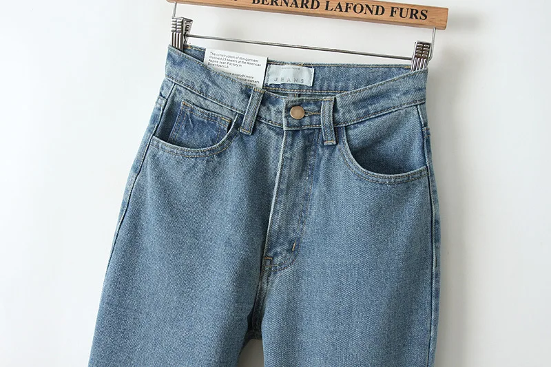 Мама джинсы карандаш брюки Винтаж Высокая талия джинсы новые женские брюки Полная длина брюки свободные ковбойские брюки 3 цвета