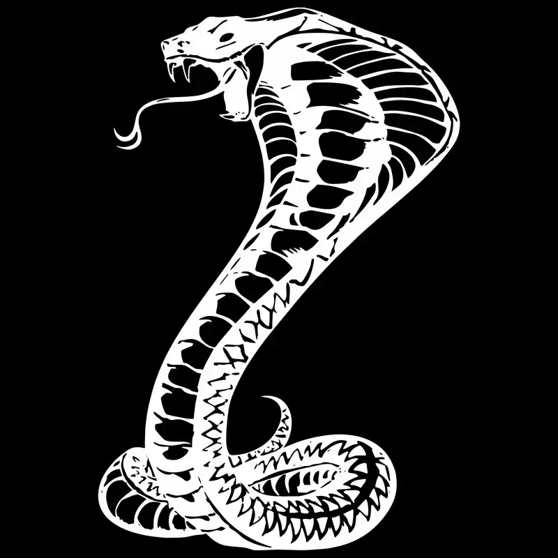 15.2*22.8CM Snake Reptile Vinyl Car Stickers Motorcycle Decals Car