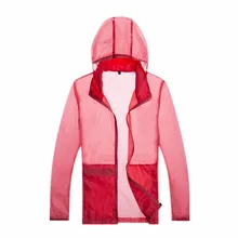 Для женщин и Для мужчин летняя уличная Пеший Туризм Куртка быстросохнущая спортивного скалолазания и кемпинг куртки с длинными рукавами с капюшоном Anti UV Охота Пальто