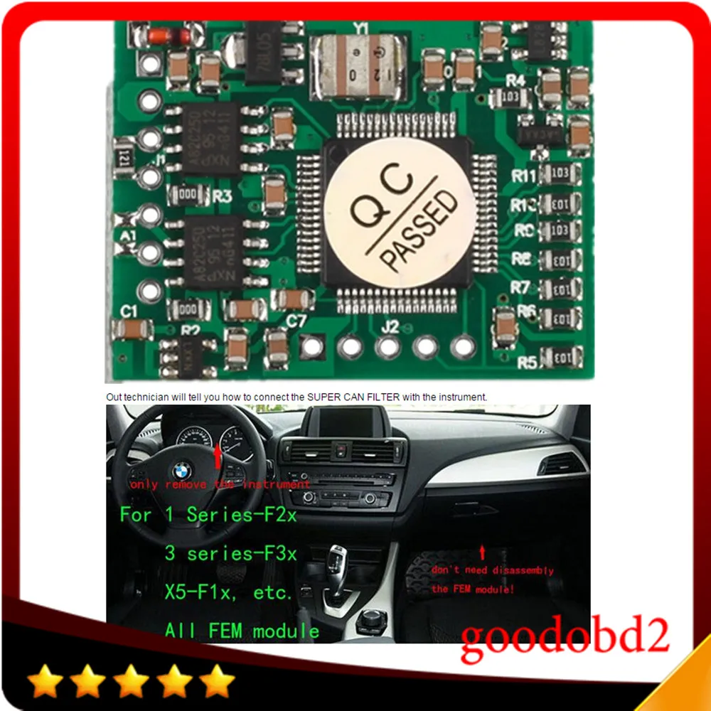 Для BMW CAS4 и FEM/ MB W212 W221 W164 W166 W204 Super CAN Filter keep original car data|mb w212|can filterw204 filter |