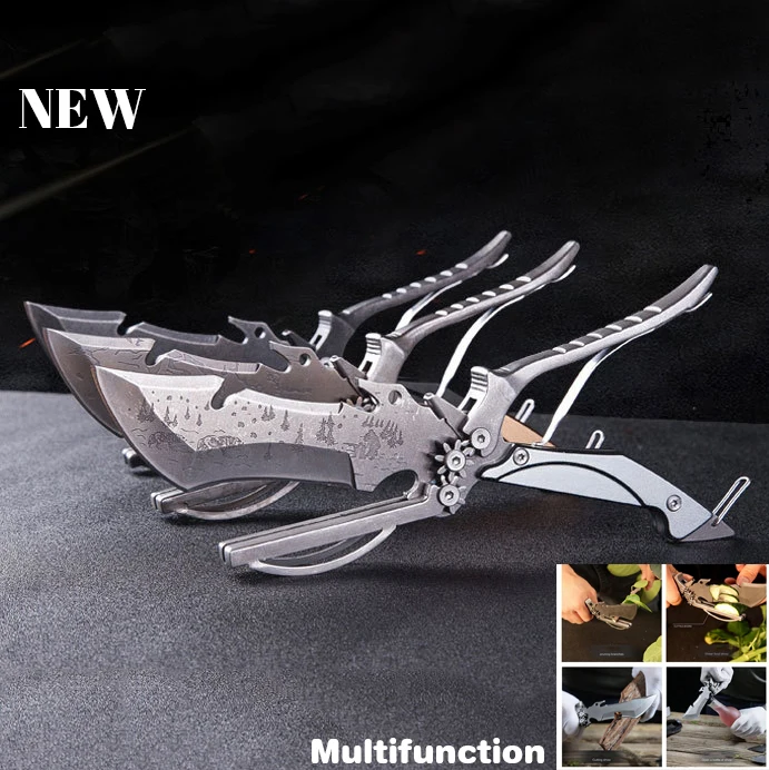 

2019 NEW CS GO Design Multi-Function Knife Outdoor Camping Survival Tactical Knife Useful EDC Tool Drop Shipping