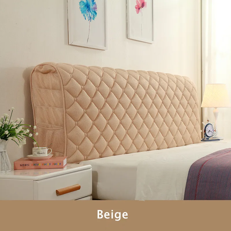 

European fabric Bed Cover 120-220cm All Inclusive Fabric Comforters Dust Proof Elastic Bed Headboard Cover Protective Cover