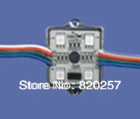 

Free shipping 50pcs/string DC12V waterproof led module with WS2801 IC ,4pcs SMD 5050 RGB